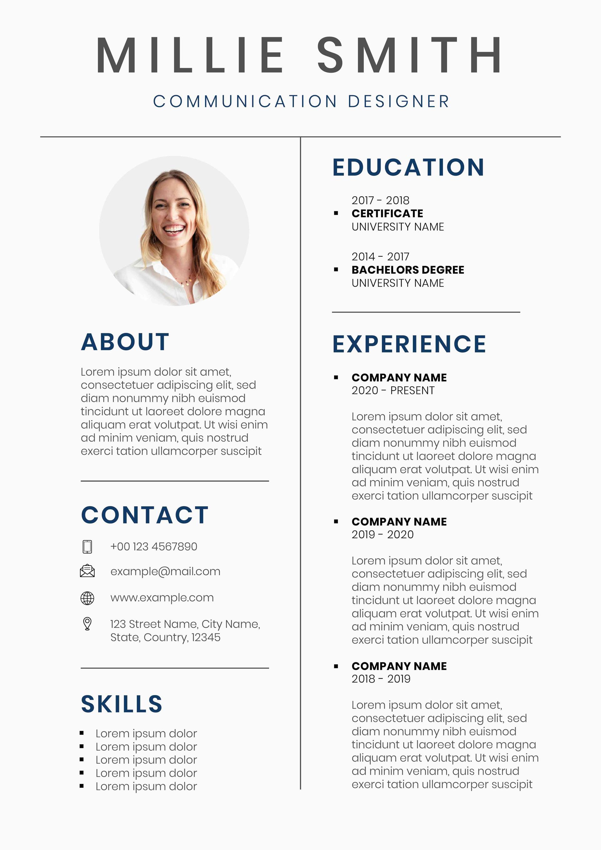 Sleek Modern Resume
